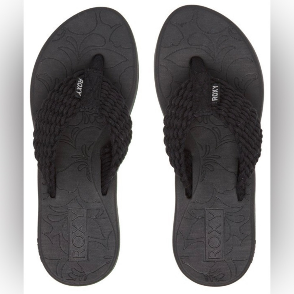 ROXY Black Braided Sandals - Picture 5 of 6